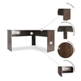 thumbnail image 4 of Escritorio de Oficina Secretarial en L Con 1 Cajon Fenix Wengue Mundo In Home Office, 4 of 8