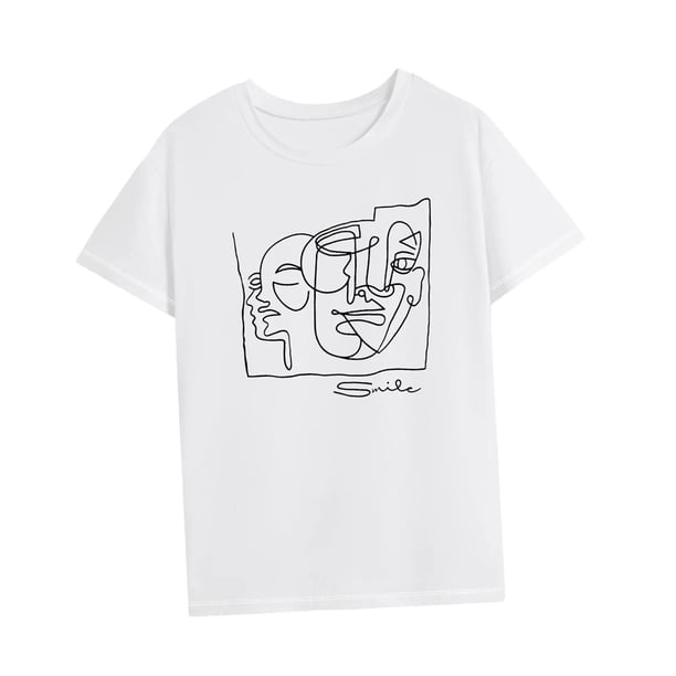 Camiseta para mujer con cuello redondo y cuello redondo, camisetas de verano para acampar, senderismo, mujer M