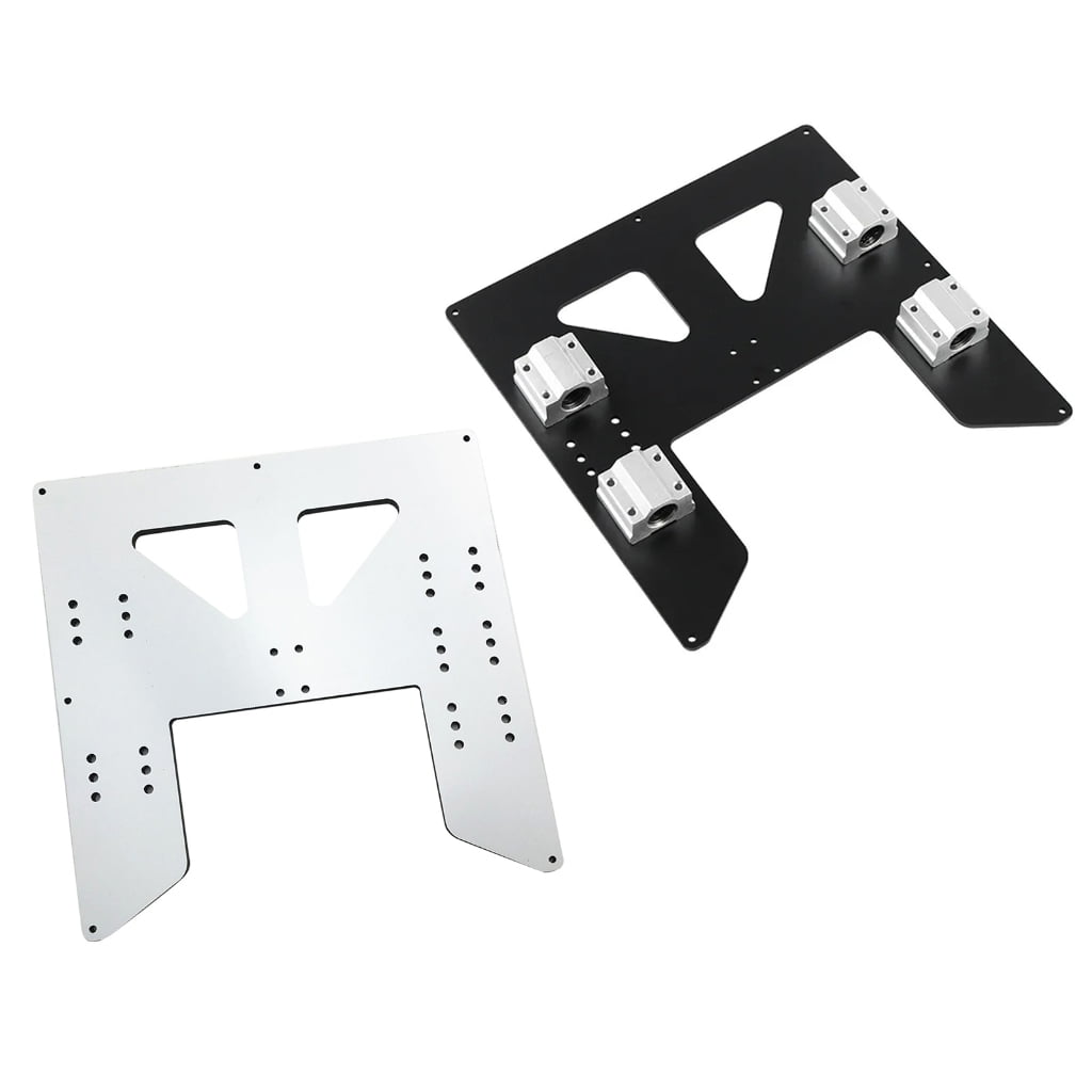Zeiwohndc Y Axis Hot Bed Support Plate Kit, 3D Parts Heater Bed of