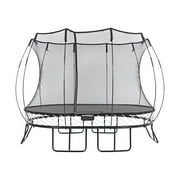 Springfree Outdoor 8 x 11 Foot Oval Jumping Trampoline for Backyard, Black