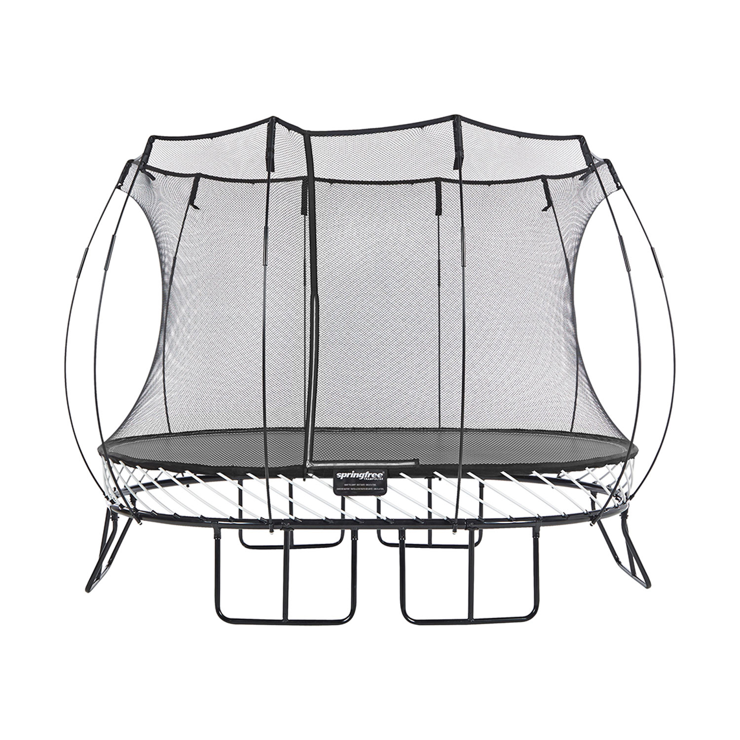 Springfree Outdoor 8 x 11 Ft Trampoline, Enclosure, Hoop Game, and Step Ladder - image 2 of 12