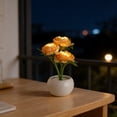 thumbnail image 5 of Yooshoverk Flower Pot Light Mini Night Light – Romantic Desktop & Bedroom Decor Lamp Yellow Free Size, 5 of 6
