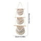 thumbnail image 3 of Organizador de cestas de fruta colgante 3 niveles de caja de almacenamiento de pared de yute | Algodón tejido a mano | Gran Capacidad | Café Blanco | Estantería decorativa que ahorra espacio para, 3 of 6