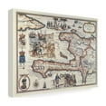 thumbnail image 3 of Trademark Fine Art Unknown Map of the Island of Haiti, 1789 Canvas Wall Art - 18x24, 3 of 5