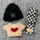 thumbnail image 1 of Para Labubu V1 V2 de 17 cm, ropa para muñecas, ropa de moda, sudaderas con capucha, sudaderas con colores a juego, monos casuales a cuadros, accesorios para muñecas., 1 of 1