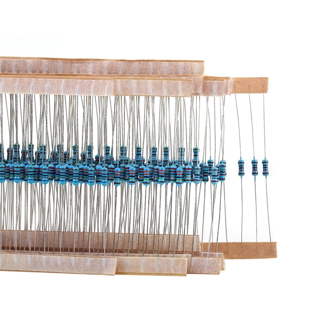 1280pcs 1/4W Película De Metal 64 Valores Resistencias De Resistencias Conjunto De Surtido Para La Tienda Electrónica