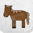 thumbnail image 4 of Inktastic Horse Boys or Girls Baby Bib, 4 of 4
