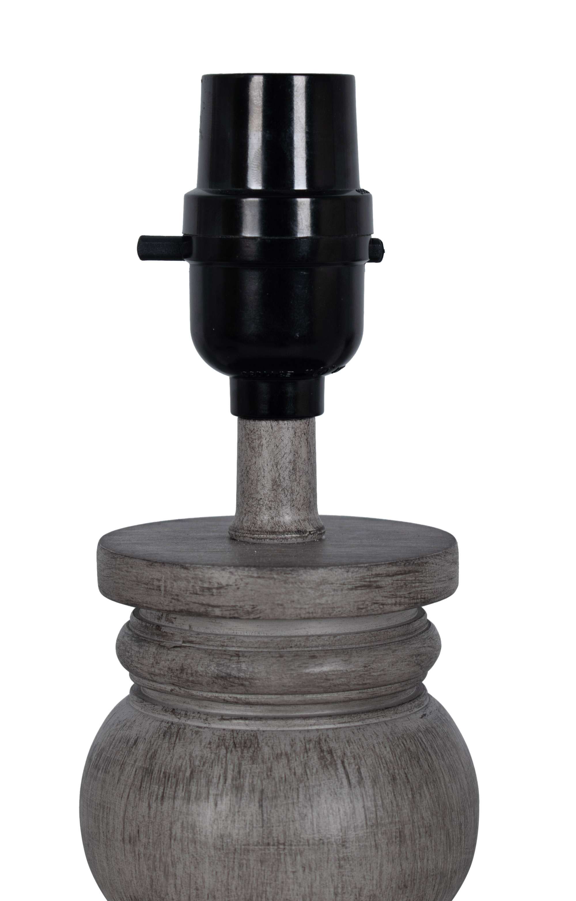 Mainstays 12.75 in Mini Table Lamp with Weathered Wood Finish photo 4