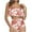 Red, variant on WXLWZYWL High Waisted Tankini Swimsuits for Women Flounce Top Tummy Control Bathing Suits Slimming Swimwear
