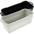 thumbnail image 1 of 2 Pack Doublures de Tasse à Graisse en Silicone Réutilisables Attrape-Graisse pour Gril Noir & Bleu, 1 of 8