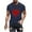 Navy, variant on Valentines Day Mens Short Sleeve T-Shirt, Heart Print Shirt Men, Man Valentine's Day Printing Short Sleeved Tops Fitness T-Shirt Blouses