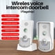 thumbnail image 1 of Regalos de Pascua Quinlirra para mujeres y hombres, liquidación, timbre con intercomunicador de voz, timbre inalámbrico, intercomunicador bidireccional de 1 a 8 pisos, modo de espera ultralargo,, 1 of 7