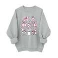 thumbnail image 2 of Zxlsdmn Women's Breast Cancer Crew Neck Sweatshirt Oversized Long Sleeve Drop Shoulder Pullover Tops Inspirational Printed Pattern Sweatshirts Fall Clothes S, 2 of 5