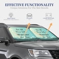 thumbnail image 4 of Wukai Not All Those Who Wander Are Lost1 Car Front Windshield Sun Shade,Sun Visor Shield Block Automotive Interior Protector Blocks UV Rays-Small, 4 of 6