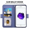 thumbnail image 2 of Case for Iphone 7 Plus / 8 Plus, Premium Leather Flip Wallet Case Cover for Iphone 7 Plus / 8 Plus (Blue), 2 of 7