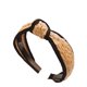 thumbnail image 3 of sweethay Diadema de rafia con nudo de aro, estilo bohemio, lazo de ganchillo, accesorios de playa anchos, adornos, diademas de verano para mujer Accesorio para el cabello tipo 3, 3 of 6