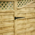 thumbnail image 3 of Renovators Supply Tee Strap T-Hinge Large Black For Barn Doors or Large Gates 25 1/4" Length, 3 of 10