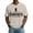 Khaki, variant on Hello Darkness My Old Friend Men's Waffle Knit V-Neck T-Shirt, Funny Beer Print Tee, Casual Raglan Sleeve St. Patrick's Day Top, Humorous Athletic Fit Summer Shirt
