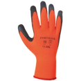 thumbnail image 1 of Portwest - Guantes de trabajo y seguridad térmicos adherentes Modelo (A140) (Paquete de 2) (Naranja), 1 of 1