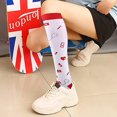 thumbnail image 4 of 2 Pairs Of Support Stockings, Medical, Colourful Cool Sports Knee Sockss/m), 4 of 4
