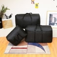 thumbnail image 3 of Inteprter Bolsas de asas Bolsa de viaje fácil de limpiar y versátil para bolsa de equipaje de almacenamiento conveniente de gran capacidad Almacenamiento y organización del hogar negro, 3 of 6