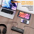 thumbnail image 4 of Amplificador de auriculares COKYISS de 8 canales con 9 adaptadores Studio, 4 of 6