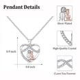 thumbnail image 3 of Jewelry For Granddaughter , You Will Always Have Me And I Will Always Have You Heart Necklace Necklace Birthday Valentines Day Jewelry Gifts Teen Girlfriend Wife Mom Preteen Tween Her Ideas, 3 of 6