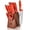Sliver&Red, variant on Klaus Meyer Acciaio High Carbon Stainless Steel 11 Piece Kitchen Knife Block Set (Red)
