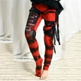 thumbnail image 3 of Women's Cool Ultra Gathered Pants Gothic Rocker Distressed Punk Tie Leggings, 3 of 6