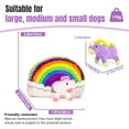 thumbnail image 6 of Rainbow Hide and Seek Dog Toy with 3 Squeaky Unicorns, Interactiven Plush Toy for Puppies and Dogs, 6 of 6