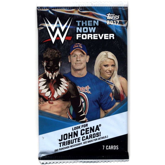 WWE Wrestling Topps 2017 Then Now Forever Trading Card Pack (7 Cards)