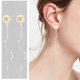 thumbnail image 2 of Pendientes frescos Pendientes coreanos japoneses dulces Pendientes pequeños con flores bonitas y temperamento, 2 of 8