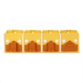 thumbnail image 1 of Soporte de pared para cepillo de dientes y pasta de dientes, soporte para taza, estante de almacenamiento (amarillo), 1 of 8