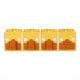 thumbnail image 1 of Soporte de pared para cepillo de dientes y pasta de dientes, soporte para taza, estante de almacenamiento (amarillo), 1 of 8