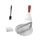 thumbnail image 4 of Prensa para Hamburguesas de Acero Inoxidable Strade Fareast Limited 22 cm, 4 of 8
