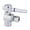 Chrome, variant on Kingston Brass CC43202DL 1/2" Sweat x 3/8" OD Comp Angle Stop Valve, Polished Brass