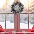 thumbnail image 5 of Guirnalda navideña para decoración de pared, corona navideña de nieve de 35cm, guirnalda para puerta y ventana, adornos con letras Merry Christmas, 5 of 5