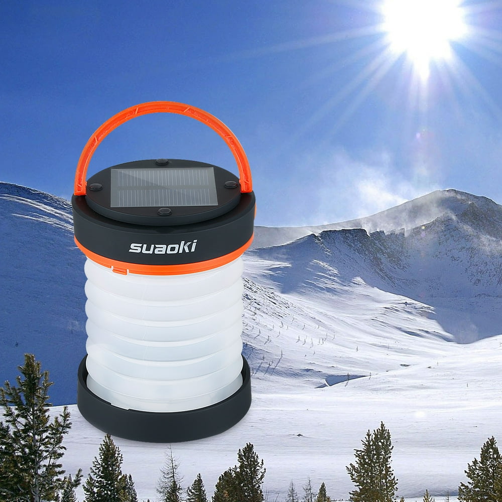 Suaoki Collapsible Solar Panel Camping Hiking Travel LED Lantern