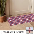 thumbnail image 3 of Red Blue White Star Plaid Checkered Pattern Door Rugs,Washable Non Slip Door Mats Indoor,Decorative Door Mats,Entry Mat Indoor for Entrance,Bedroom,Kitchen,Bathroom,16"x47", 3 of 6
