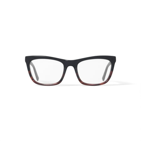 Christian Siriano Women's Anna Square Prescription Eyeglasses with Case, Black Tortoise