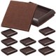 thumbnail image 4 of FELTECHELECTR 10 protectores de muebles de 2 pulgadas, antideslizantes, cuadrados, para sillas., 4 of 6