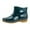 Green, variant on jovati Leisure Womens Low-Heeled Round Toe Shoes Waterproof Middle Tube Rain Boots