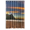 thumbnail image 1 of ABPHQTO Cortina de ducha de playa Cortina de ducha impermeable 120x180 cm, 1 of 2