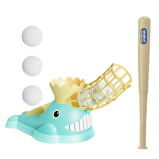 Juego de béisbol automático para entrenamiento de expulsión de pisadas para niños, ideal para deportes en interiores y exteriores.