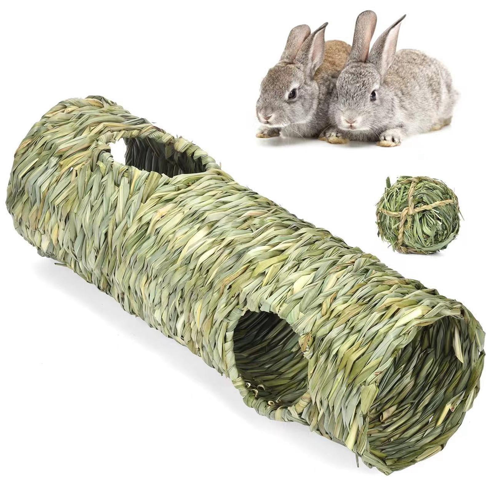 Bvdfgk Grass Tunnel Toy, Lightweight Nest Interactive Toy Hideaway Tube Toy for Hamster