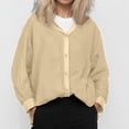 thumbnail image 2 of EDFBUYKRS Womens Tops Crewneck Color Block Long Sleeve Shirts Casual Slim Fit Pullover M, 2 of 4