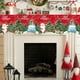 thumbnail image 1 of Banderas de Chimenea Navideñas, Fondo de Tela, Decoración Navideña, Bufanda para Chimenea, 1 of 6