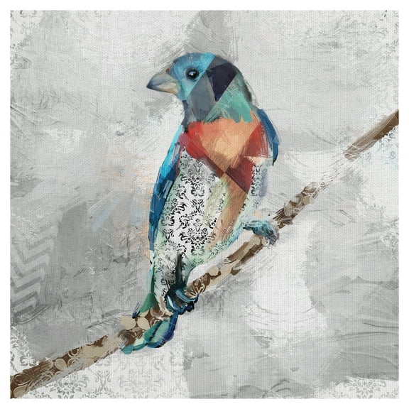 Masterpiece Art Gallery A Bird's Flight Patterns I by Studio Arts Canvas Art Print 12" x 12"