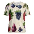 thumbnail image 5 of Various Fruits Women's Short Sleeve Tops Casual Blouses T Shirt, 5 of 6