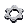 thumbnail image 6 of Squeeze Toys for Relaxation, Relaxation Relief Toys, 6-Link Green Bike Chain, Metal Squeeze Toys, Click Feedback, Desk Work Use, 1 Pc, 6 of 6